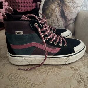 Vans MTE purple teal black suede